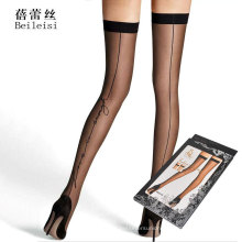 2020 Wholesale Sexy Pantyhose Stocking Women Thigh High Lace Antislip Breathable Transparent Foot Stockings